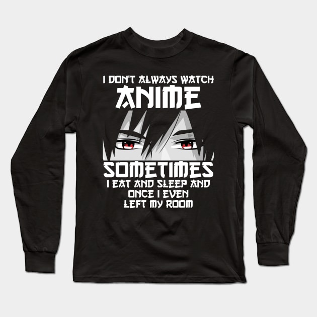 Anime Art For Women Teen Girls Men Anime Merch Anime Lovers Long Sleeve T-Shirt by Holly ship